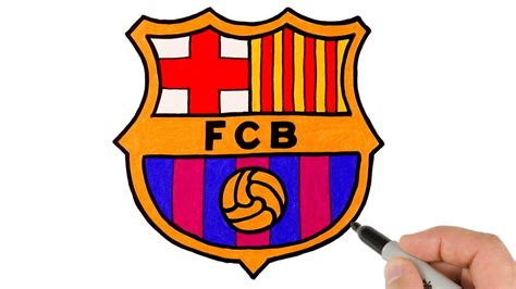 barcelona logo tekenen